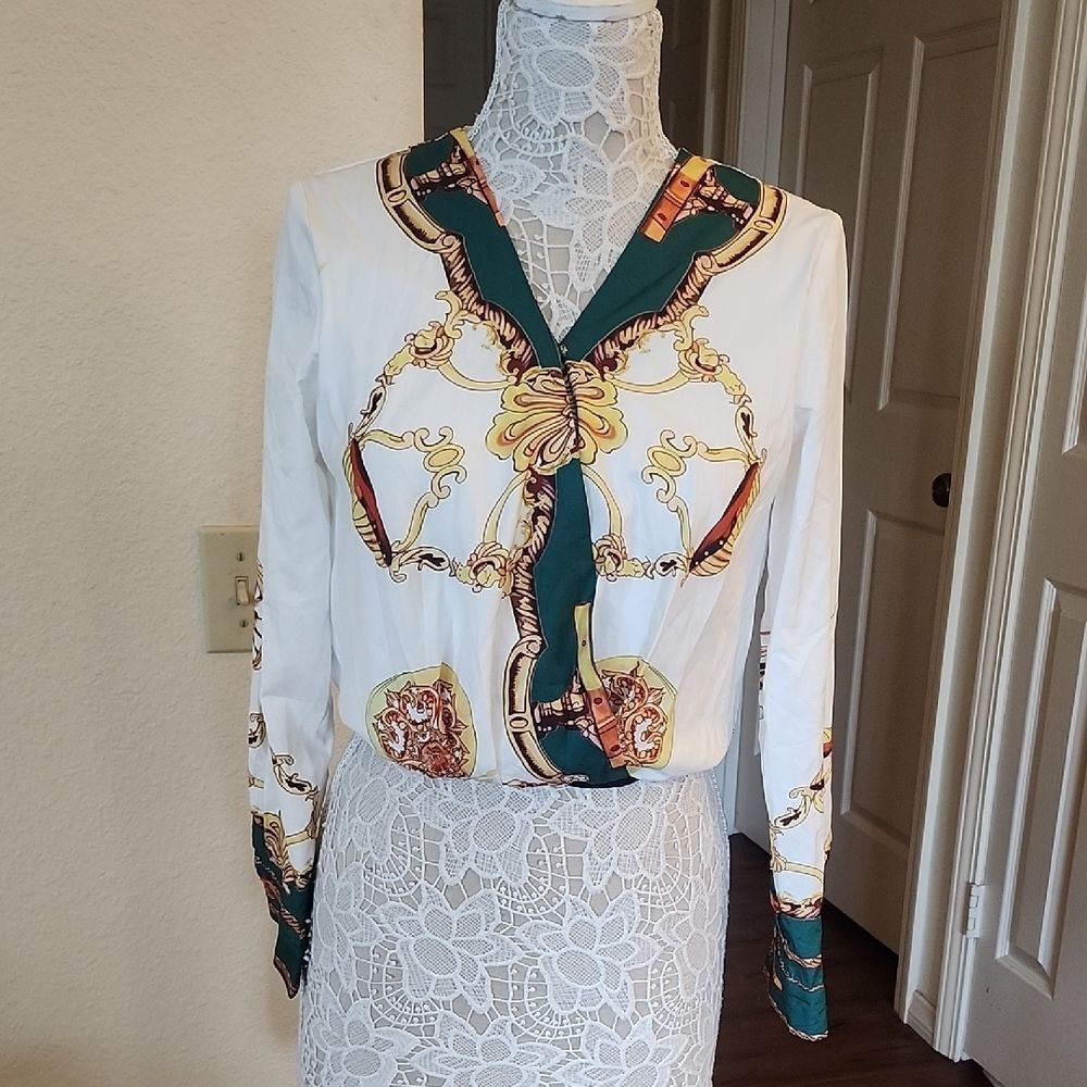 Tea&Cup Bodysuit Blouse